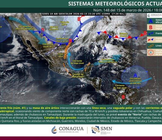 Frente Frío 41 traerá temperatura fresca y viento intenso a Reynosa