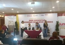 Firman convenio Imss/Bienestar y municipio; garantizan servicio gratuito a 100 mil personas