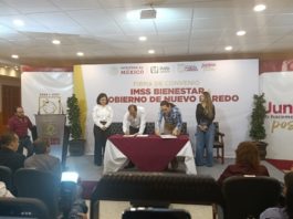 Firman convenio Imss/Bienestar y municipio; garantizan servicio gratuito a 100 mil personas