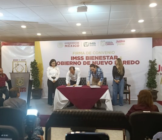 Firman convenio Imss/Bienestar y municipio; garantizan servicio gratuito a 100 mil personas
