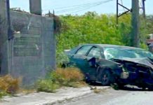 Accidente vial deja personas lesionadas y daños materiales