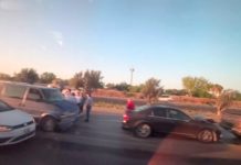 “Carambola” de unidades deja cuantioso daños y caos vial