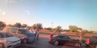 “Carambola” de unidades deja cuantioso daños y caos vial