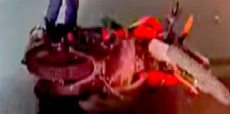 Chocan en tétrica y oscura carretera dejando un lesionados