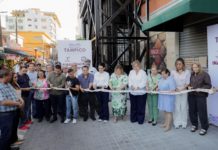 Entrega Mónica Villarreal nuevo elevador de carga en el Mercado Municipal de Tampico
