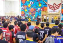 Inauguró Alcalde Carlos Peña Ortiz Torneo Municipal de Voleibol del 277 Aniversario de Reynosa