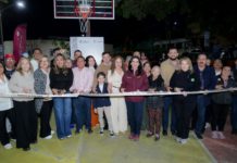 Inaugura Mónica Villarreal Modernización del Parque Deportivo ‘Baby Pérez