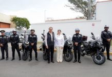 Mónica Villarreal fortalece la seguridad vial con nuevas motopatrullas en Tampico