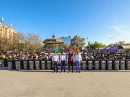 Fortalece Carlos Peña Ortiz equipamiento de trabajadores municipales