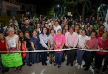 Responde Mónica Villarreal a demanda ciudadana con nueva pavimentación