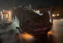 “Viaducto de la Muerte” testigo del enésimo accidente vial que dejo daños