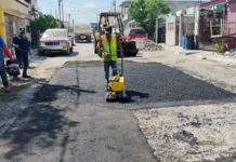 Reparó Gobierno de Reynosa vialidades en tres colonias
