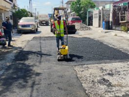 Reparó Gobierno de Reynosa vialidades en tres colonias