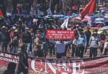 CNTE instala plantón en el Zócalo y amenaza con protestas durante el Mundial 2026