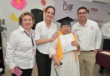 Con voluntad no hay límites: Se graduan 11 adultos mayores de la Estancia “Frente Democrático” del DIF Tampico
