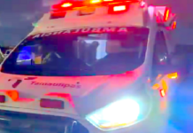 Accidente vía deja un lesionado y daños materiales