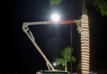 Fortalece Gobierno de Tampico el sistema de alumbrado público en diversos sectores