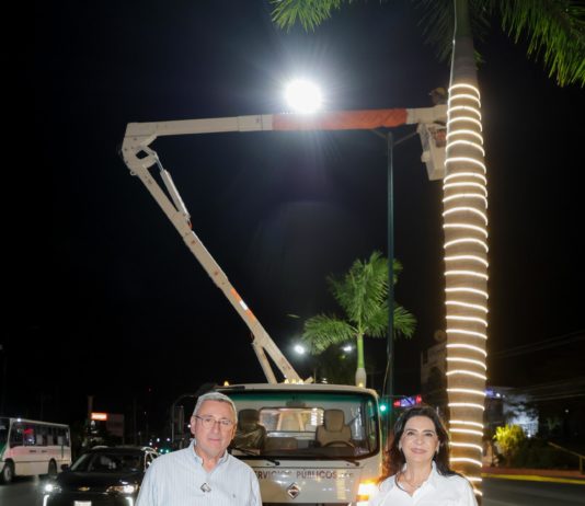 Fortalece Gobierno de Tampico el sistema de alumbrado público en diversos sectores