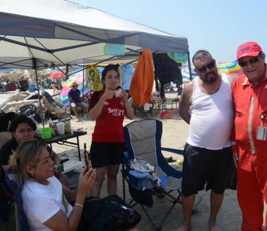 Playa Miramar limpia y alejada de peligro de manchas de hidrocarburos
