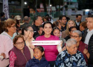 La alcaldes Mónica Villarreal fortalece la movilidad y la seguridad con obra de pavimentación en la colonia Presas del Arenal