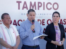 Mónica Villarreal inaugura reencarpetado en Diagonal Norte–Sur con inversión de 2.3 mdp