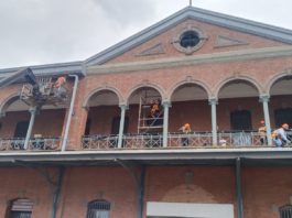 Un 65 % de avance registra la restauración del ex edificio de la Aduana de Tampico