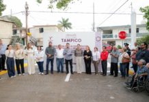 Inaugura Mónica Villarreal décima calle en una semana