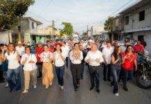 Refrenda Mónica Villarreal compromiso con la Colonia Morelos en su 103 Aniversario