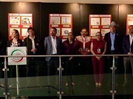 Realizan exposición en el Senado de 160 dibujos de niños migrantes tamaulipecos