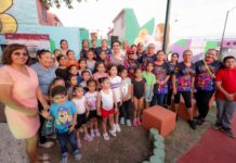 Entrega Mónica Villarreal rehabilitación del Parque “José A. Torres” en la colonia Insurgentes
