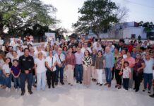 Mónica Villarreal acelera obra pública y atiende rezago histórico en el Fraccionamiento El Ojital