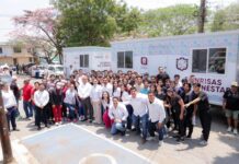 Arranca Mónica Villarreal programa “Sonrisas del Bienestar” en la colonia Luis Echeverría