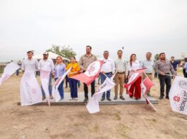 Pusieron en marcha Carlos Peña Ortiz y familias de La Joya, construcción de Cancha de Futbol