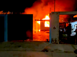 Voraz incendio en vivienda deja lesionados y daños materiales