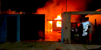 Voraz incendio en vivienda deja lesionados y daños materiales