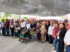 Ciudadanos se benefician con programas en audiencia pública en la Aquiles Serdan