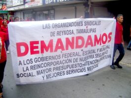 Siguen los reclamos sin solución para miles de obreros de México