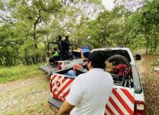 Realizan búsqueda y rescate de dos personas en el paraje conocido como “Pino Solo” en la Sierra Madre