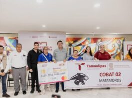 Histórica inversión en Matamoros: Entregan tarjetas de “La Escuela es Nuestra” para dignificar planteles