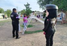 Implementa Guardia Estatal de Género operativo “Ruta Segura” e instala módulo preventivo en Nuevo Laredo