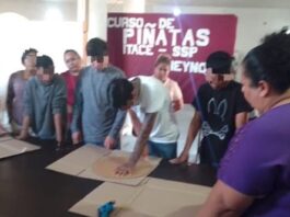 ITACE imparte taller de elaboración de piñatas a adolescentes en conflicto con la Ley Penal