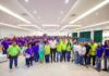 Felicitó Carlos Peña Ortiz a trabajadores en su convivio del Día del Trabajo