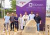 Colocó Carlos Peña Ortiz primera piedra del centro comercial Distrito Zafiro en Reynosa