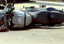 Registran otro accidnete con un motociclista lesionado