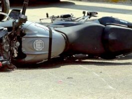 Registran otro accidnete con un motociclista lesionado