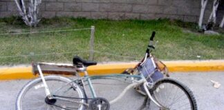 Chocan ciclistas y uno sale con severas lesiones