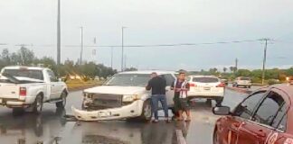 Chocan en carretera Río Bravo-Reynosa dejando cuantiosos daños
