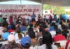 Ciudadanos de Riveras del Carmen se benefician con programas sociales en Audiencia Pública