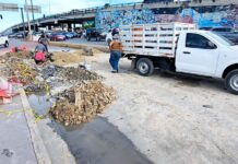 Comapa logra reparar fuga del “chorrito” que duro más de una semana