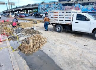 Comapa logra reparar fuga del “chorrito” que duro más de una semana